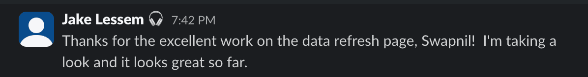 Testimonial from Others