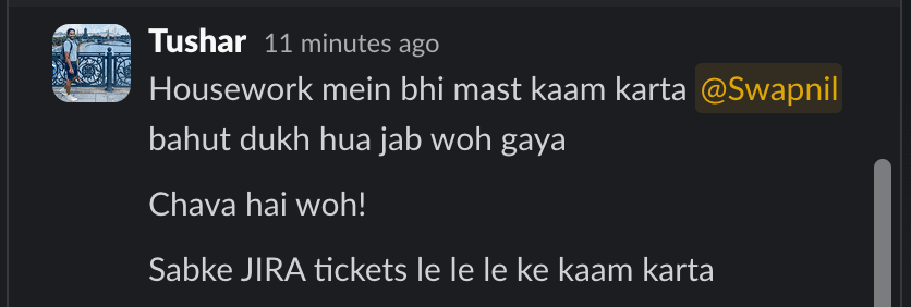 Testimonial from Tushar Sarang